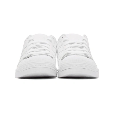 Shop Adidas Originals White Superstar Sneakers In Wh/wh