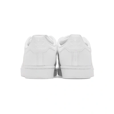 Shop Adidas Originals White Superstar Sneakers In Wh/wh