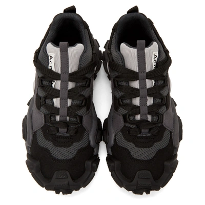 Shop Acne Studios Black Bolzter Sneakers In Faded Black