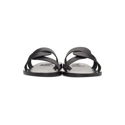 Shop Ancient Greek Sandals Black Desmos Sandals