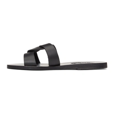 Shop Ancient Greek Sandals Black Desmos Sandals