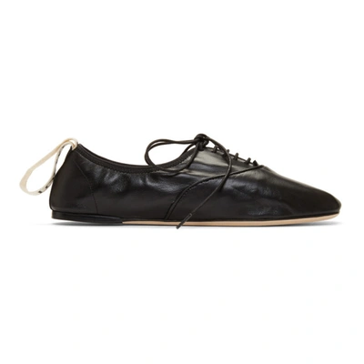 Shop Loewe Black Soft Derbys In 1100 Black