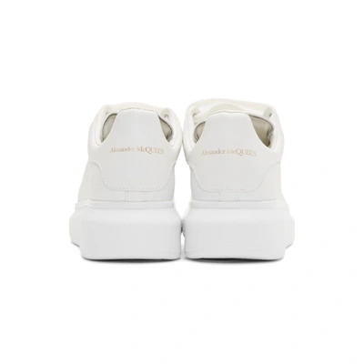 Shop Alexander Mcqueen White Oversized Sneakers In 9000 White