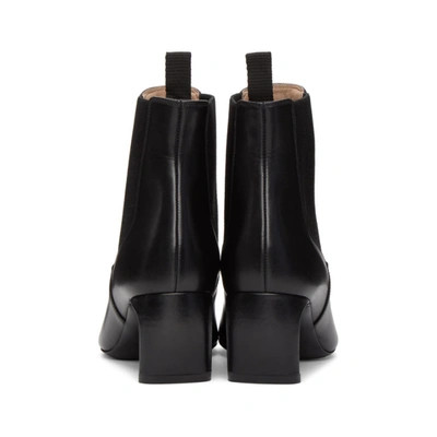Shop Lanvin Black Banana Heel Boots In 10 Black