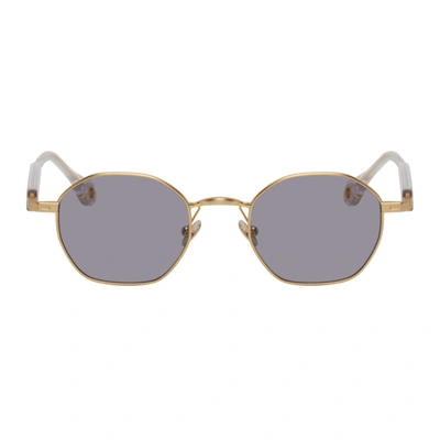 Shop Etudes Studio Gold Liberté Sunglasses