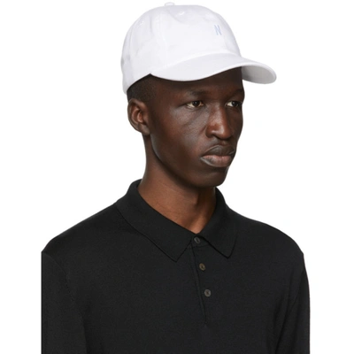Shop Norse Projects White Twill Sports Cap