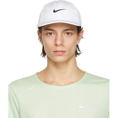 nødsituation lette Overfrakke Nike Court Aerobill Advantage Tennis Cap In White | ModeSens