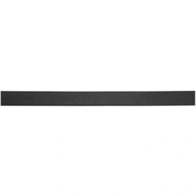 Shop Moschino Black & Gold Logo Belt In A0555 Black