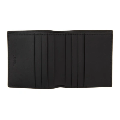 Shop Fendi Black & Gold Bag Bugs Wallet In F0kur Black