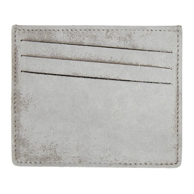Shop Maison Margiela White 4-stitches Card Holder In H1506 Whtpa