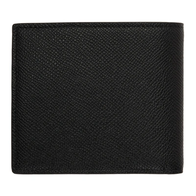 Shop Burberry Black International Coin Bifold Wallet In Black A1189