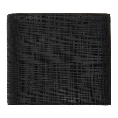 Shop Loewe Black Linen Bifold Wallet In 1100 Black