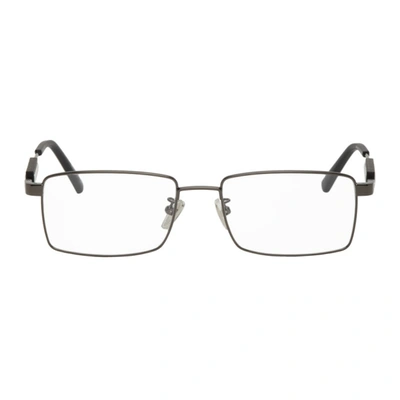 Shop Balenciaga Gunmetal Demo Tag Smart Glasses In 001 Gunmeta
