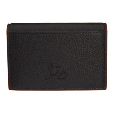 Shop Christian Louboutin Black Sifnos Card Holder In Cm53 Black/