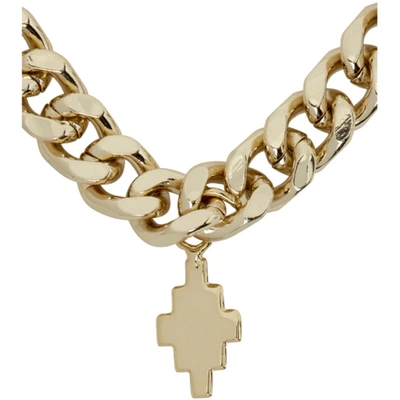 Shop Marcelo Burlon County Of Milan Gold Cross Chain Necklace