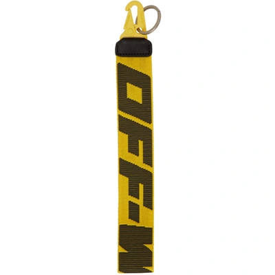 Shop Off-white Yellow Industrial 2.0 Keychain In Yellow Black