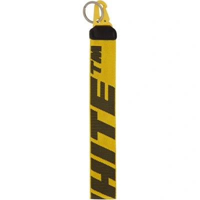 Shop Off-white Yellow Industrial 2.0 Keychain In Yellow Black