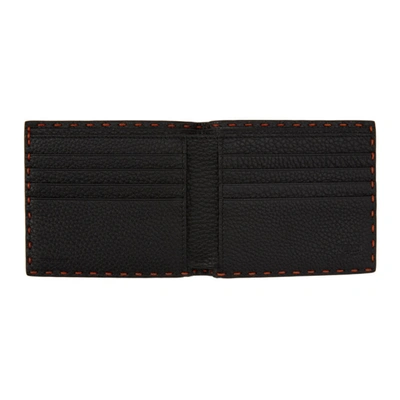 Shop Fendi Orange Roman Bifold Wallet In F1a92 Orang