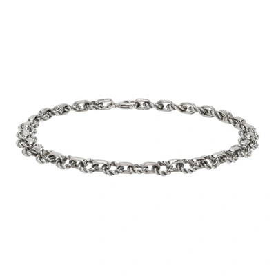 Shop Ugo Cacciatori Silver Tiny Light Chain Bracelet