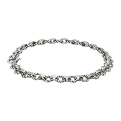 Shop Ugo Cacciatori Silver Tiny Light Chain Bracelet
