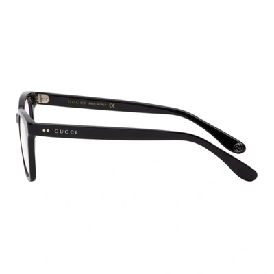 Shop Gucci Black Square Gg0572o Glasses In 001 Black