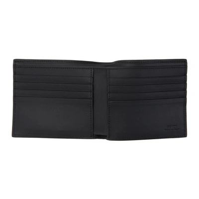 Shop Fendi Black & Gold Bag Bugs Wallet In F0kur Blk