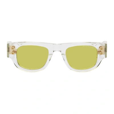 Shop Dita Transparent Muskel Sunglasses In Crysylwgld