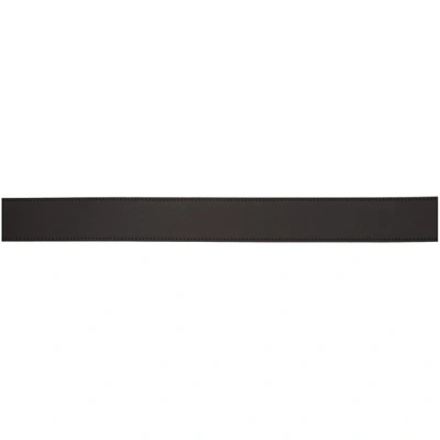 Shop Fendi Black 'forever ' Canvas Belt In F199b Blk T