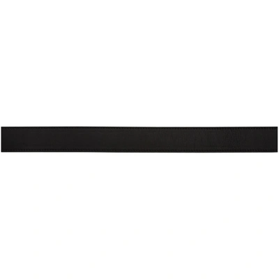 Shop Balmain Black B Belt In Opa Noir