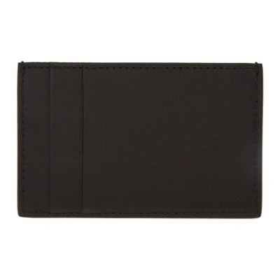 Shop Alexander Mcqueen Black Studded Card Holder In 1000 Black