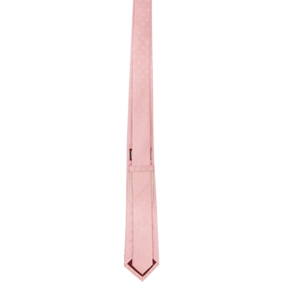 Shop Gucci Pink Silk Interlocking G Tie In 5700 Old Ro