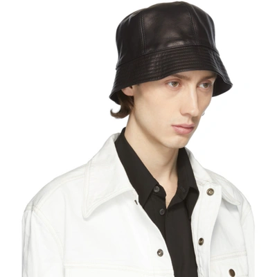 Shop Loewe Black Classic Bucket Hat In 1100 Black