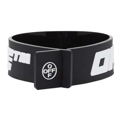 Shop Off-white Black Industrial Bracelet In Black White