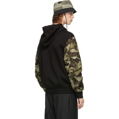 Shop Neil Barrett Khaki Camo Bolt Badge Bucket Hat In 2131 Camo