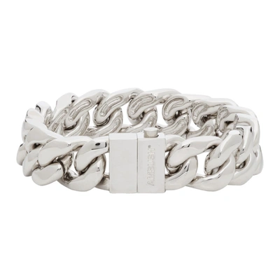 Shop Ambush Silver Classic Chain 7 Bracelet