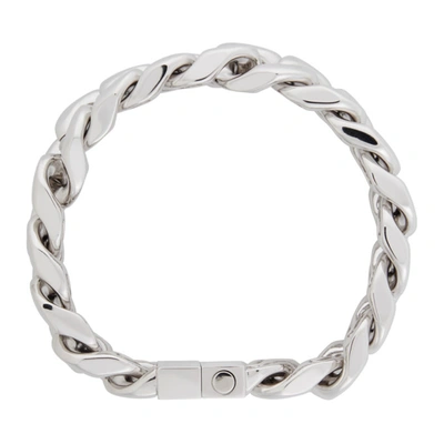 Shop Ambush Silver Classic Chain 7 Bracelet