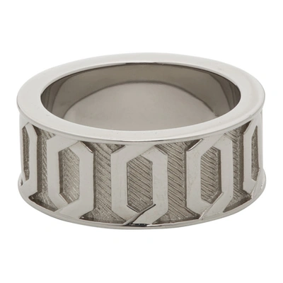Shop Givenchy Silver Chain Ring In 040-silver