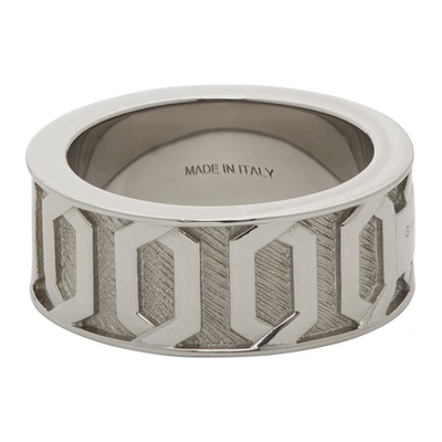 Shop Givenchy Silver Chain Ring In 040-silver