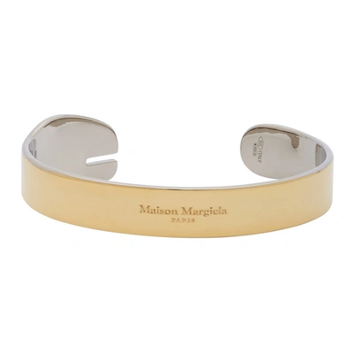 Shop Maison Margiela Gold Tabi Bracelet In 964 Ylwgld