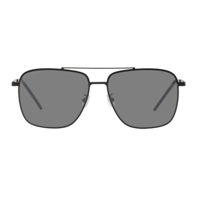 Shop Saint Laurent Black Sl 376 Sunglasses In 002 Black