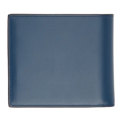 Shop Loewe Blue Bifold Wallet In 5820 Indigo