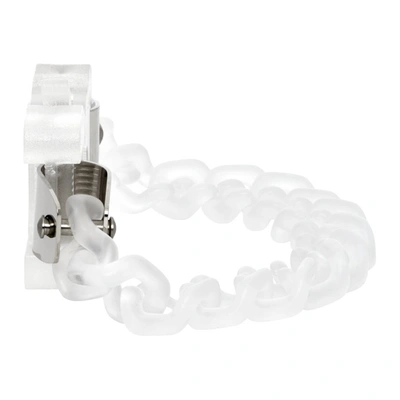 Shop Alyx Transparent Chain Bracelet In Trasparent 14552842
