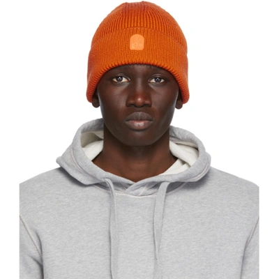 PARAJUMPERS 橙色羊毛毛线帽