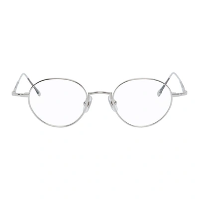 Shop Matsuda Silver 10189h Glasses In Pw Paldwht