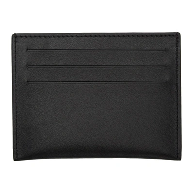 Shop Givenchy Black And White V Lines Card Holder In 004 Blk/wht