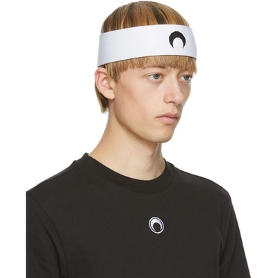 Shop Marine Serre White Moon Headband