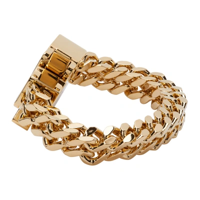 Shop Alyx 1017  9sm Gold Cubix Chain Bracelet In Gld0003 Gld
