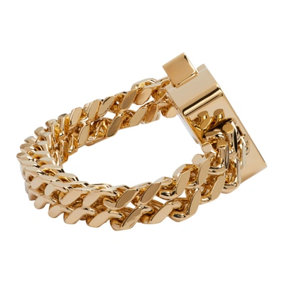 Shop Alyx 1017  9sm Gold Cubix Chain Bracelet In Gld0003 Gld