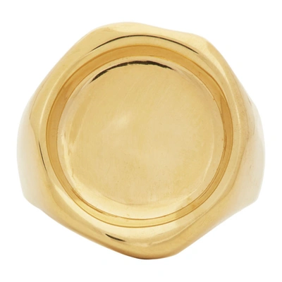 Shop All Blues Gold Polished Sigil Ring