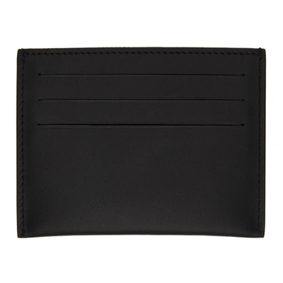 Shop Givenchy Black Glitch Logo Card Holder In 960-multico